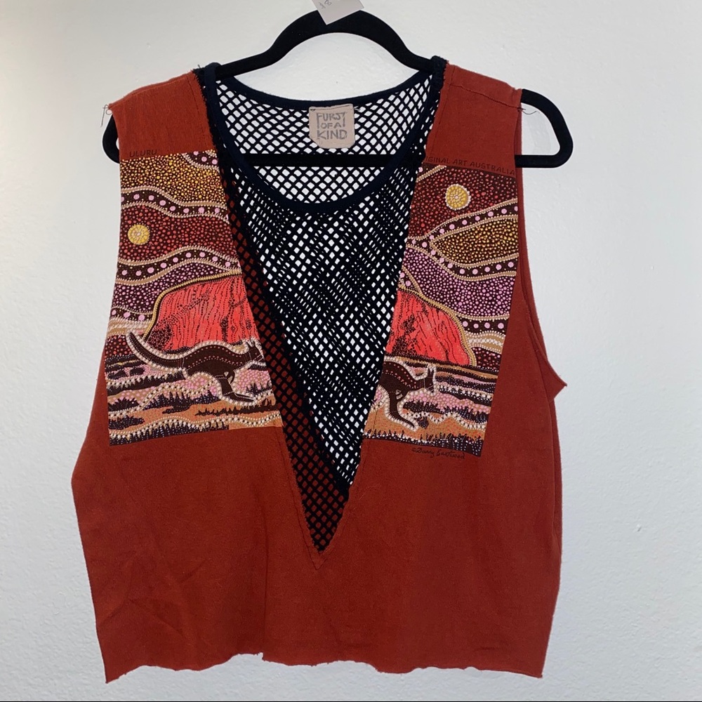 One of a kind, re-made vintage tee
